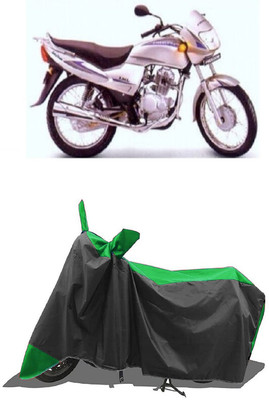 SUGASHRI Waterproof Two Wheeler Cover for LML(Freedom Prima, Green, Black)
