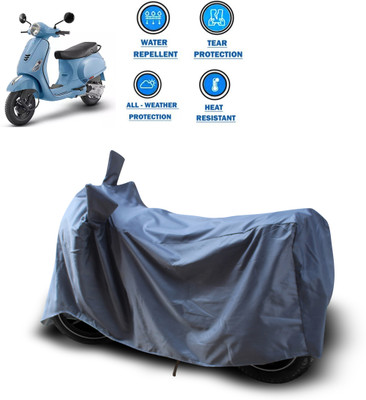 PAGORA Waterproof Two Wheeler Cover for Piaggio(Vespa LX 125, Grey)