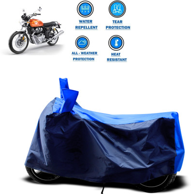 CODOKI Two Wheeler Cover for Royal Enfield(Interceptor 650, Blue)
