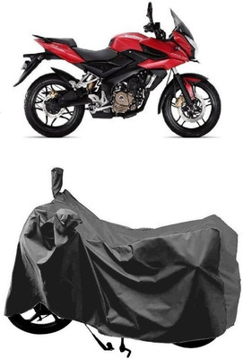 SUGASHRI Waterproof Two Wheeler Cover for Bajaj(Pulsar AS 150, Grey)