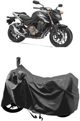 SUGASHRI Waterproof Two Wheeler Cover for Honda(CB 500, Grey)