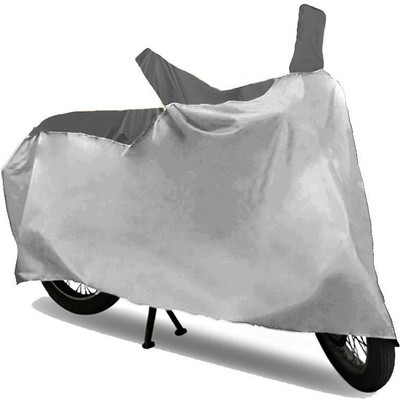 SK AUTO Two Wheeler Cover for Bajaj(Pulsar 150 DTS-i, Black, Silver)