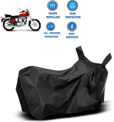 CODOKI Two Wheeler Cover for Royal Enfield(Electra 5S, Black)