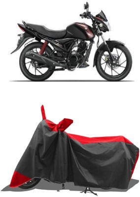 SUGASHRI Waterproof Two Wheeler Cover for Suzuki(Sling Shot Plus, Red, Black)