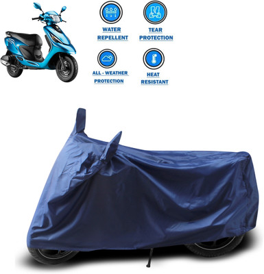 CODOKI Two Wheeler Cover for TVS(Scooty Zest 110, Blue)
