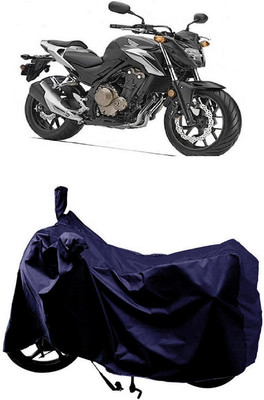 SUGASHRI Waterproof Two Wheeler Cover for Honda(CB 500, Blue)