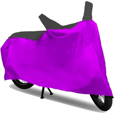 SK AUTO Two Wheeler Cover for Yamaha(SS 125, Black, Purple)