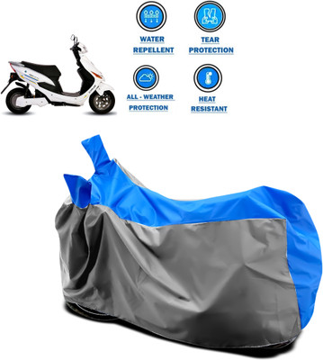 CODOKI Two Wheeler Cover for Hero(Electric Cruz, Grey)