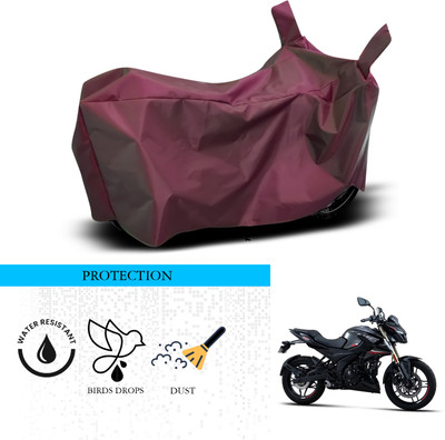 ANTHUB Waterproof Two Wheeler Cover for Bajaj(Pulsar N160, Maroon)