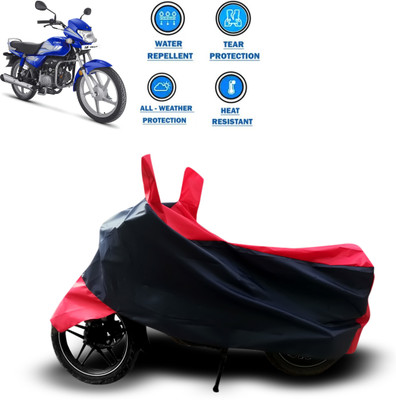 CODOKI Two Wheeler Cover for Hero(MotoCorp HF Deluxe, Red)