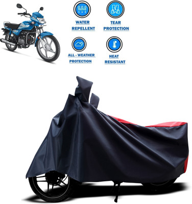 CODOKI Two Wheeler Cover for Hero(HF Deluxe Eco, Red)