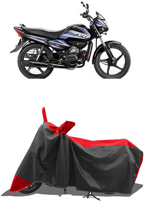 SUGASHRI Waterproof Two Wheeler Cover for Hero(Splendor NXG, Red, Black)