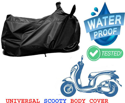 Mobidezire Waterproof Two Wheeler Cover for Honda(Dio, Black)