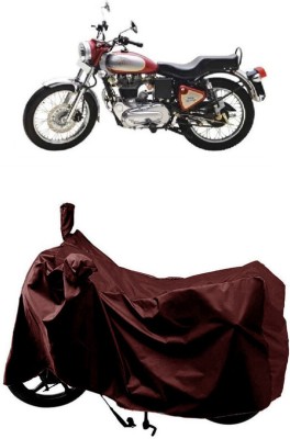 SUGASHRI Waterproof Two Wheeler Cover for Royal Enfield(Electra 4S, Maroon)