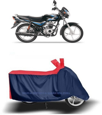 DSAMI Two Wheeler Cover for Bajaj(CT100, Blue)