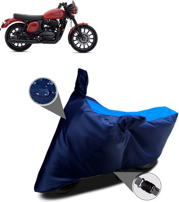 DeepShakshi AUTOMOTIVE Two Wheeler Cover for JAWA(42 BS6, Blue)