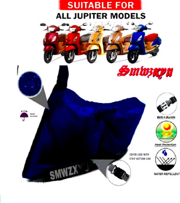 smwzxyu Waterproof Two Wheeler Cover for TVS(Blue)