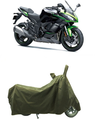 Coxtor Waterproof Two Wheeler Cover for Kawasaki(Ninja 1000, Gold)