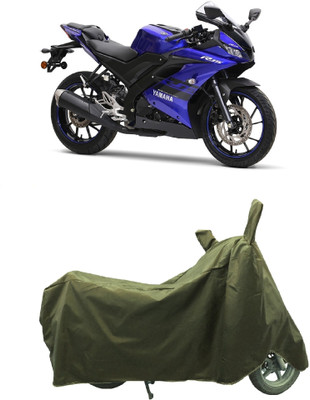 Coxtor Waterproof Two Wheeler Cover for Yamaha(YZF R15 BS6, Gold)