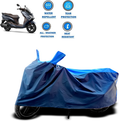 CODOKI Two Wheeler Cover for Suzuki(Burgman Street, Blue)
