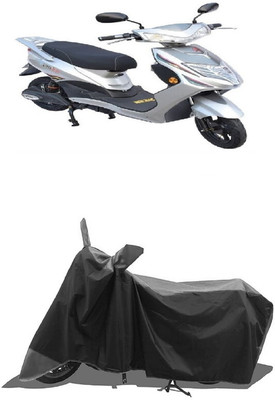 SUGASHRI Waterproof Two Wheeler Cover for Avon(E Lite, Grey, Black)