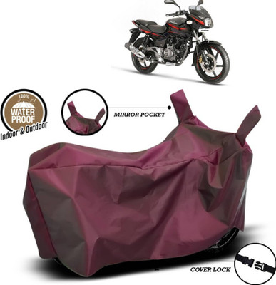 SK AUTO Two Wheeler Cover for Bajaj(Pulsar 180 DTS-i, Maroon)