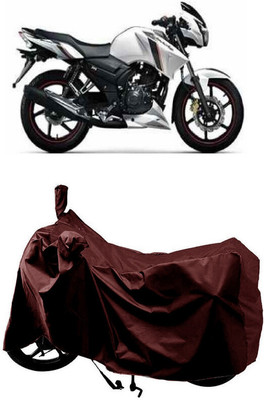 SUGASHRI Waterproof Two Wheeler Cover for TVS(Apache 150, Maroon)