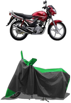 SUGASHRI Waterproof Two Wheeler Cover for Yamaha(Libero G5, Green, Black)