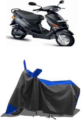 SUGASHRI Waterproof Two Wheeler Cover for Hero(E Sprint, Blue, Black)