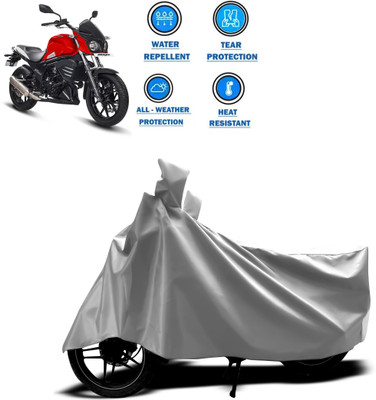 CODOKI Two Wheeler Cover for Mahindra(Mojo UT 300, Silver)