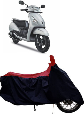 SK AUTO Two Wheeler Cover for TVS(Jupiter, Red, Black)