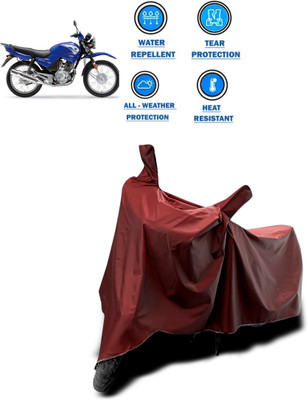 PAGORA Waterproof Two Wheeler Cover for Yamaha(YBR 125, Maroon)
