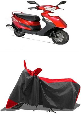 SUGASHRI Waterproof Two Wheeler Cover for Bajaj(Kristal, Red, Black)