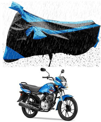 Mdstar Waterproof Two Wheeler Cover for Yamaha(Saluto RX, Blue, Black)