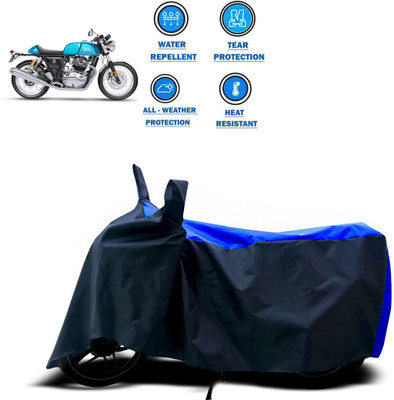 PAGORA Waterproof Two Wheeler Cover for Royal Enfield(Continental GT, Blue)