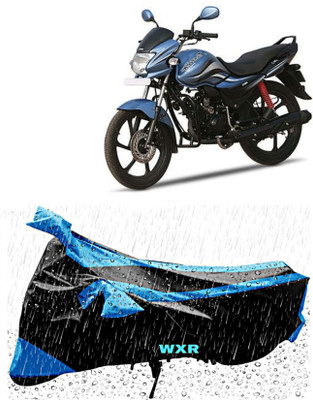 WXR Waterproof Two Wheeler Cover for Hero(Livo, Black, Blue)