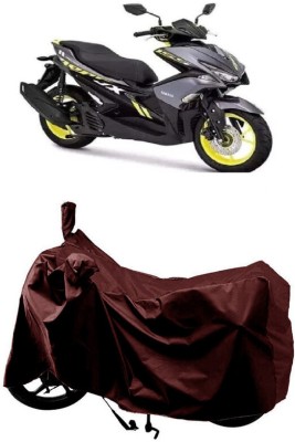 SUGASHRI Waterproof Two Wheeler Cover for Yamaha(Aerox 155 Maxi, Maroon)