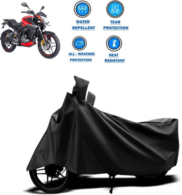 CODOKI Two Wheeler Cover for Bajaj(Pulsar NS 160, Black)