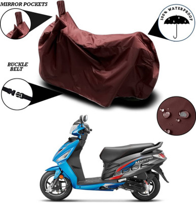 SK AUTO Two Wheeler Cover for Hero(Maestro Edge, Maroon)