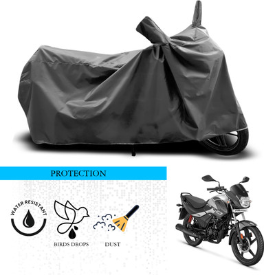 ANTHUB Waterproof Two Wheeler Cover for Hero(Passion Pro i3S, Grey)