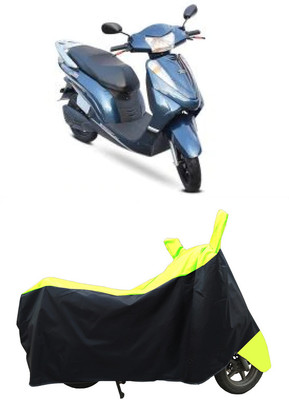 Coxtor Waterproof Two Wheeler Cover for Avon(E Scoot, Yellow)