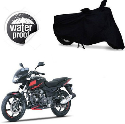SK AUTO Waterproof Two Wheeler Cover for Bajaj(Pulsar 180 DTS-i, Black)