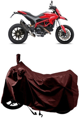 SUGASHRI Waterproof Two Wheeler Cover for Ducati(Hypermotard 939, Maroon)