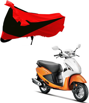 SK AUTO Two Wheeler Cover for Hero(Pleasure, Black, Red)