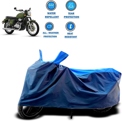 CODOKI Two Wheeler Cover for JAWA(42 BS6, Blue)