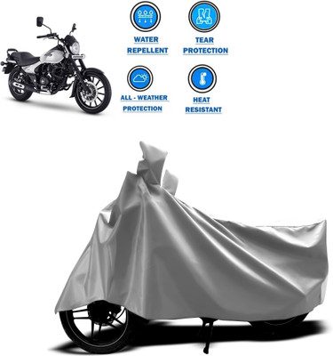 CODOKI Two Wheeler Cover for Bajaj(Avenger 220 Street, Silver)