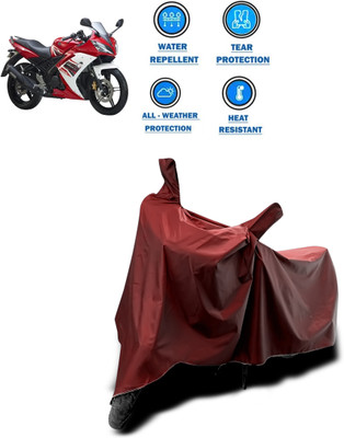 CODOKI Waterproof Two Wheeler Cover for Yamaha(R15 s, Maroon)