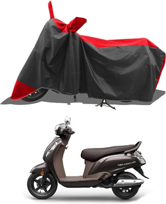 SK AUTO Two Wheeler Cover for Universal For Bike(Access 125, Red, Black)