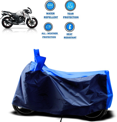 CODOKI Two Wheeler Cover for TVS(Apache 150, Blue)