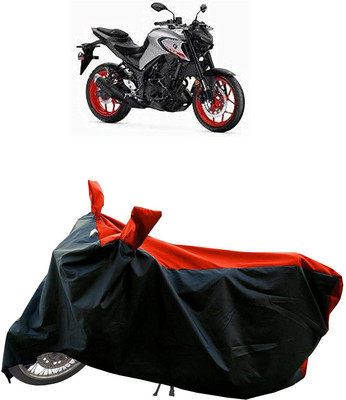 SK AUTO Two Wheeler Cover for Yamaha(MT 03, Red, Black)